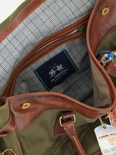 Unisex leather duffel bag - Banderas